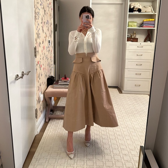Ulla Johnson Dresses & Skirts - NWT Ulla Johnson Otto Poplin Midi Skirt size 4